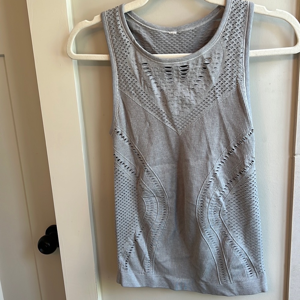 Alo Grey Tank Top Size 4